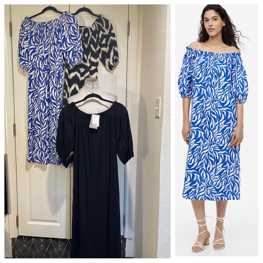 NWT! 3 Off Shoulder H&M dresses